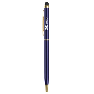 Penna a sfera Toledo Gold - Blu navy