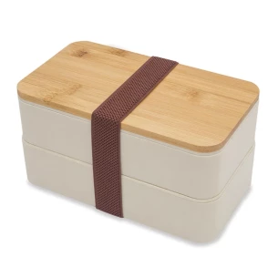 Victor lunch box doppio - Beige