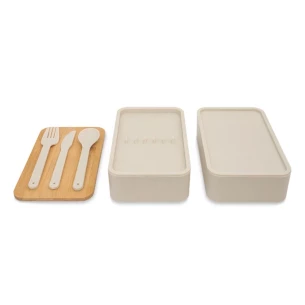 Victor lunch box doppio - Beige