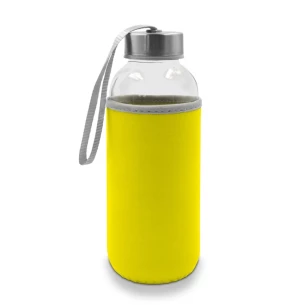 Bottiglia di vetro da 420 ml Bob - gialla