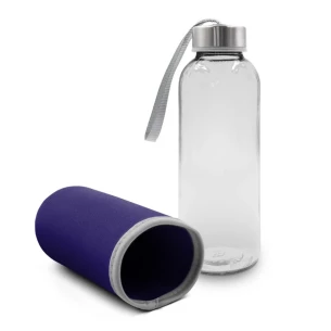 Bottiglia di vetro da 420 ml Bob - viola