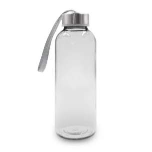 Bottiglia di vetro da 420 ml Bob - bianca