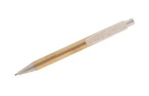 Penna a sfera in bambù BAMMO - beige