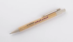 Penna a sfera in bambù BAMMO - beige
