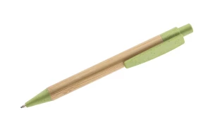 Penna a sfera in bambù BAMMO - verde chiaro