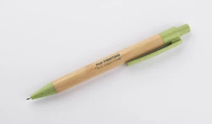 Penna a sfera in bambù BAMMO - verde chiaro