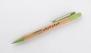 Penna a sfera in bambù BAMMO - verde chiaro