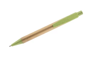 Penna a sfera in bambù BAMMO - verde chiaro