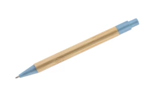 Penna a sfera in bambù BAMMO - azzurra