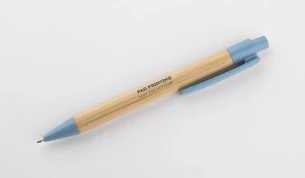 Penna a sfera in bambù BAMMO - azzurra