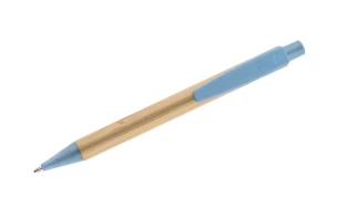 Penna a sfera in bambù BAMMO - azzurra