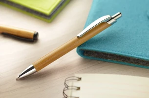 Penna a sfera in bambù PURE - marrone