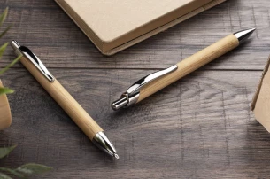 Penna a sfera in bambù PURE - marrone
