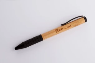 Penna a sfera in bambù RUB - marrone