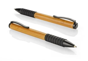 Penna a sfera in bambù RUB - marrone