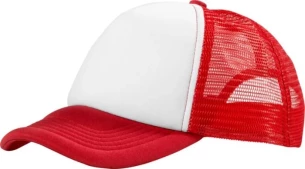 Cappello trucker - Rosso/Bianco