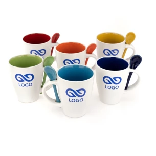 Tazza con cucchiaio - Spoon - Giallo