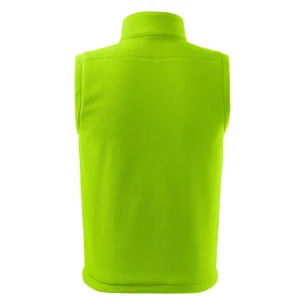 Gilet unisex in pile - Verde lime