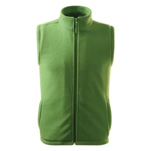 Gilet unisex in pile - Pea