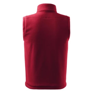 Gilet unisex in pile - Rosso