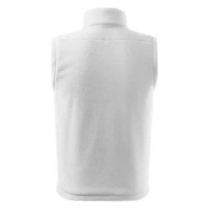 Gilet unisex in pile - Bianco