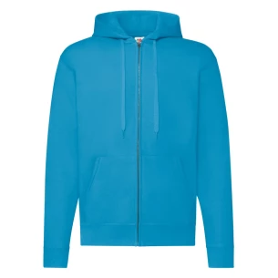 FOTL - Felpa con cappuccio e zip - Azzurro