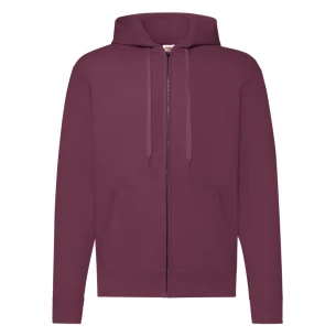 FOTL - Felpa con cappuccio e zip - Borgogna