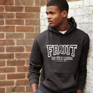 Felpa con cappuccio FOTL - Rosso