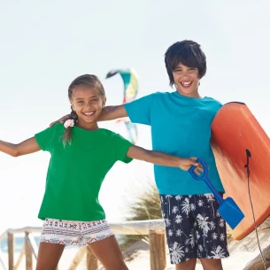 Maglietta FOTL ValueWeight per bambini - Grigio scuro melange