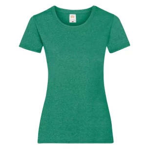 Maglietta FOTL Lady-Fit ValueWeight - Verde Melange