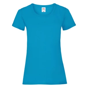 Maglietta FOTL Lady-Fit ValueWeight - Azzurro