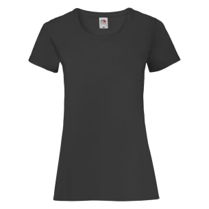 Maglietta FOTL Lady-Fit ValueWeight - Nero