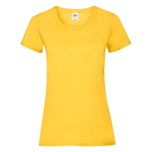 Maglietta FOTL Lady-Fit ValueWeight - Giallo scuro