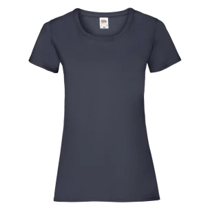 Maglietta FOTL Lady-Fit ValueWeight - Blu navy scuro