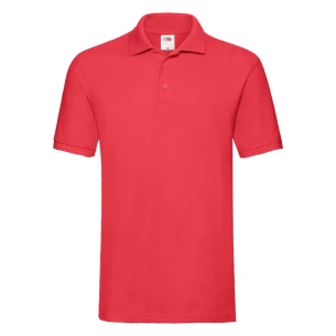 Polo Fruit Of The Loom Premium - Rosso
