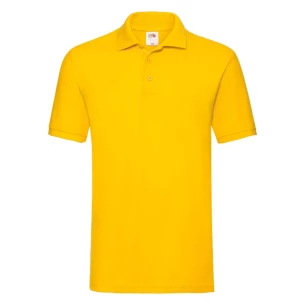 Polo Fruit Of The Loom Premium - Giallo scuro