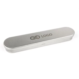 Penna con custodia laser - Nero