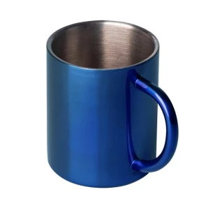 Tazza Hugo in acciaio - Blu